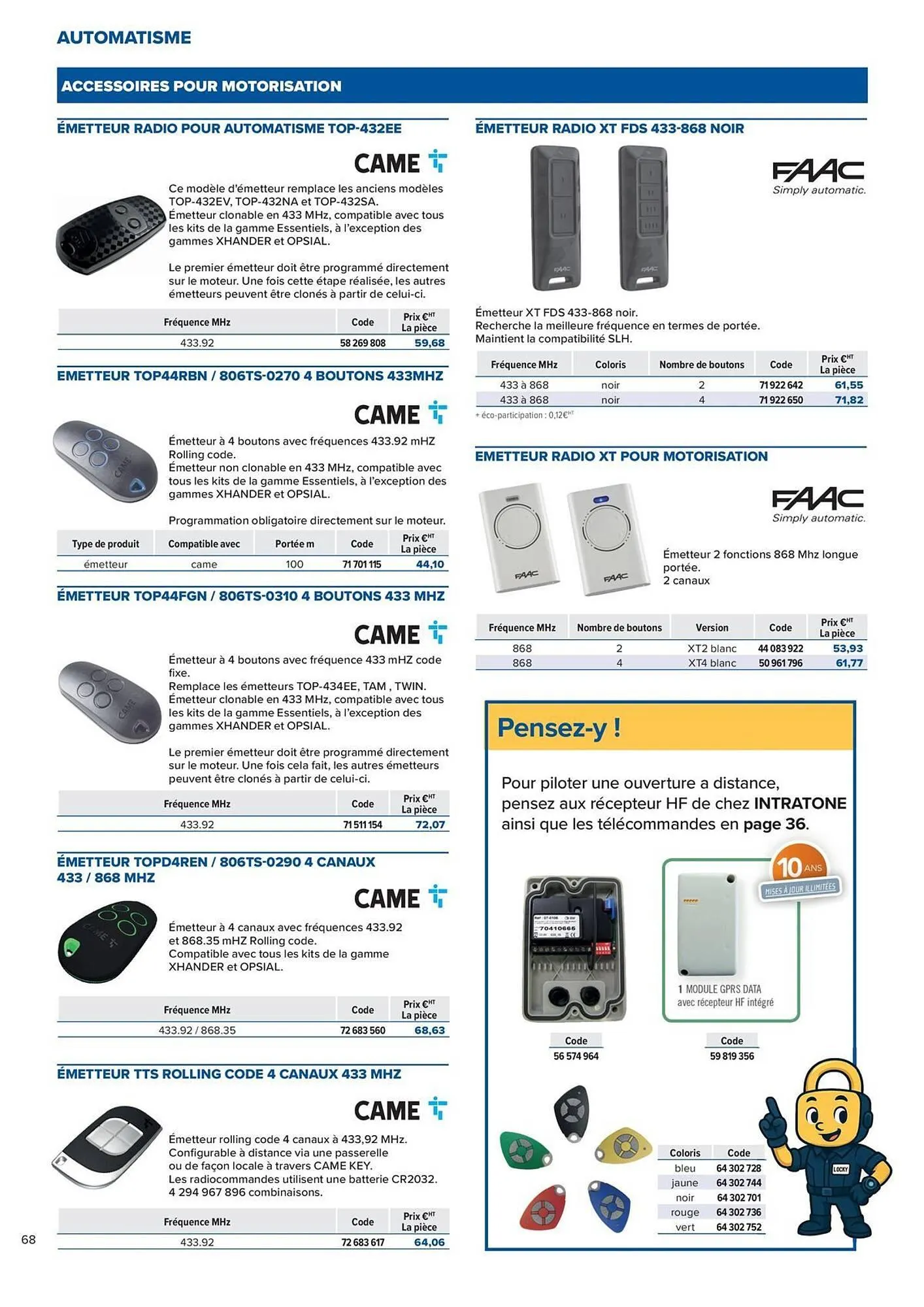 Catalogue Prolians du 2 octobre au 31 décembre 2025 - Catalogue page 68