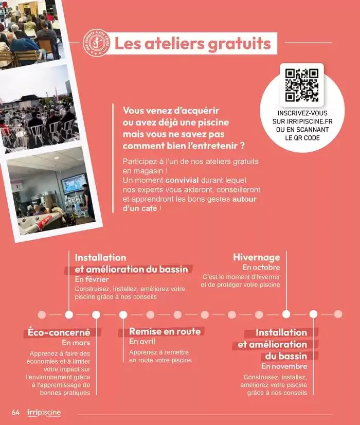 Les plaisir de l'eau Piscine,Spa,Arrosage du 10 mars au 31 décembre 2025 - Catalogue page 64
