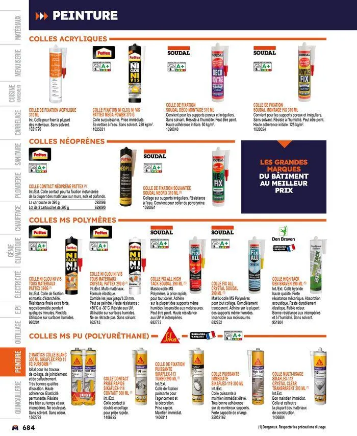 Guide produits 2024 du 15 mars au 31 décembre 2024 - Catalogue page 684