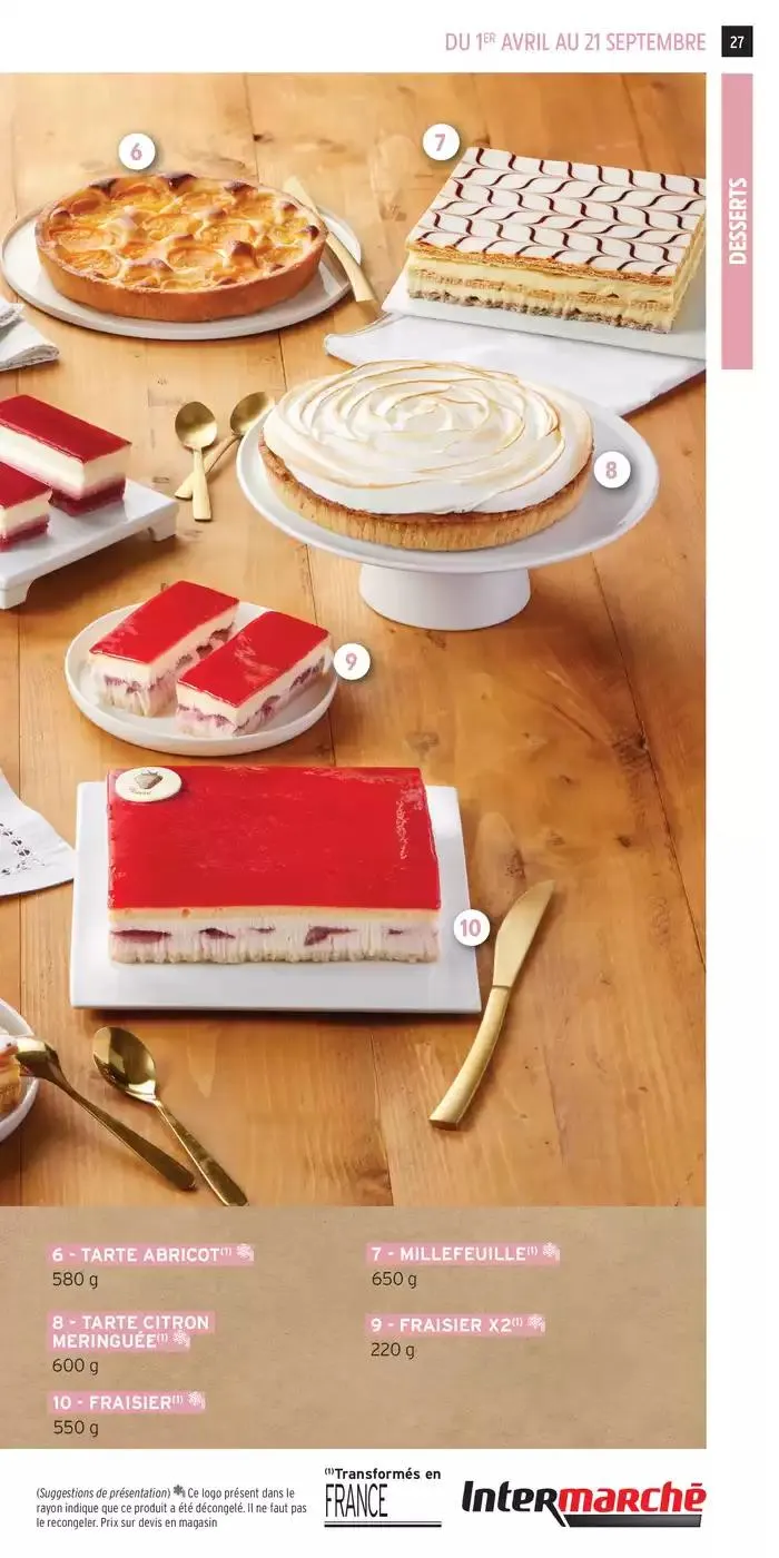 CATALOGUE TRAITEUR PRINTEMPS ETE du 1 avril au 21 septembre 2025 - Catalogue page 27