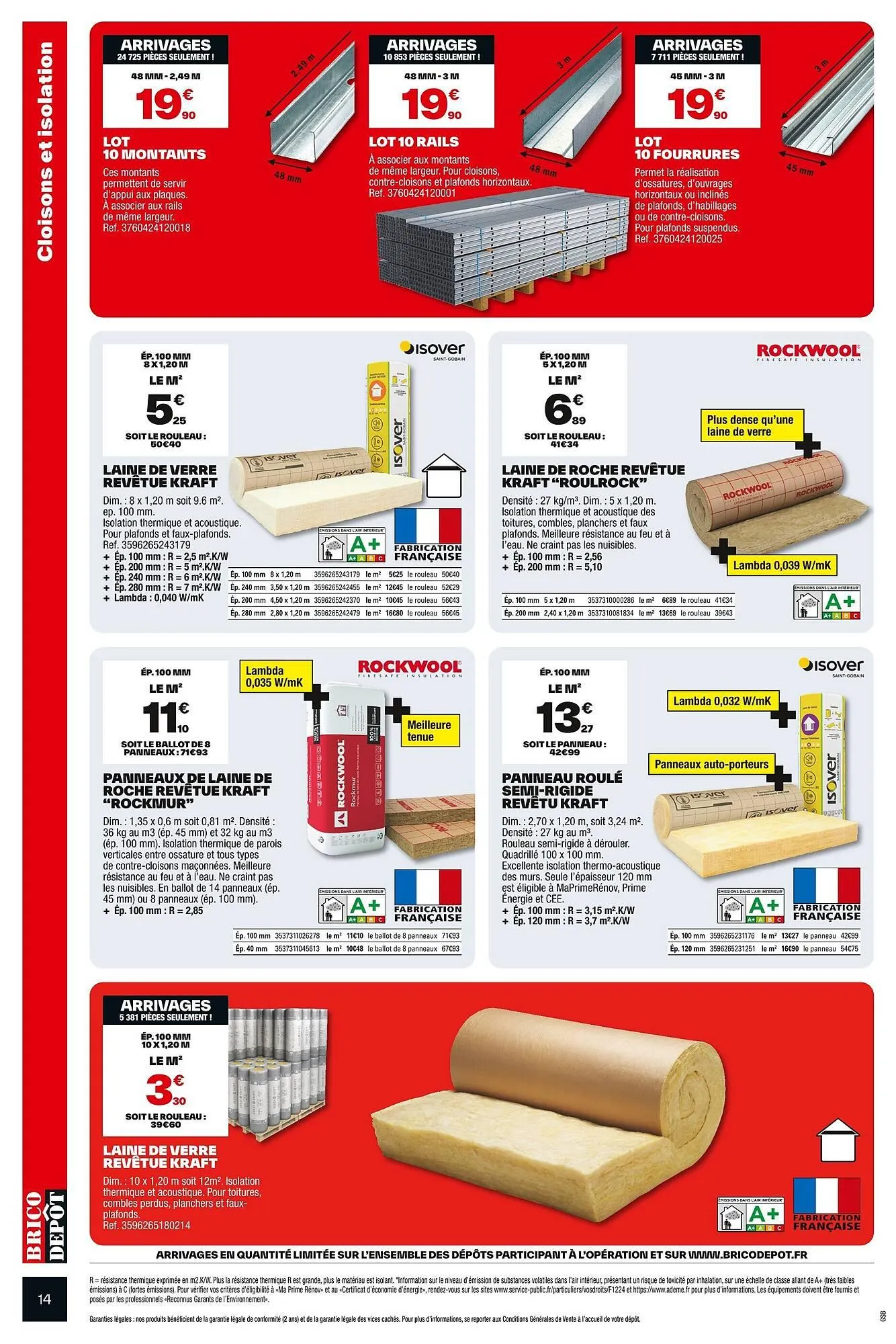 Catalogue Brico Dépôt du 4 juillet au 17 juillet 2025 - Catalogue page 14