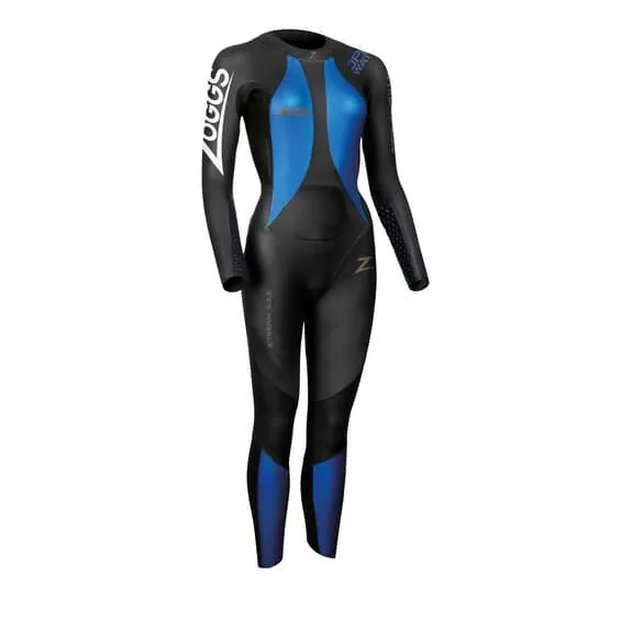 Combinaison en néoprène Zoggs Ow X-Tream FS 4.3.2 manche longue noir bleu blanc femme