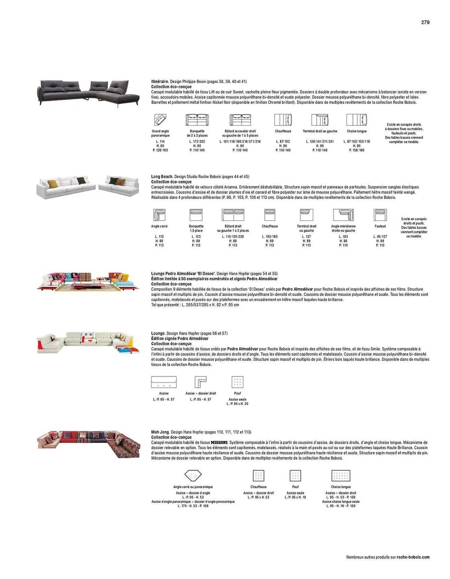 Catalogue Roche Bobois du 13 janvier au 31 décembre 2026 - Catalogue page 281