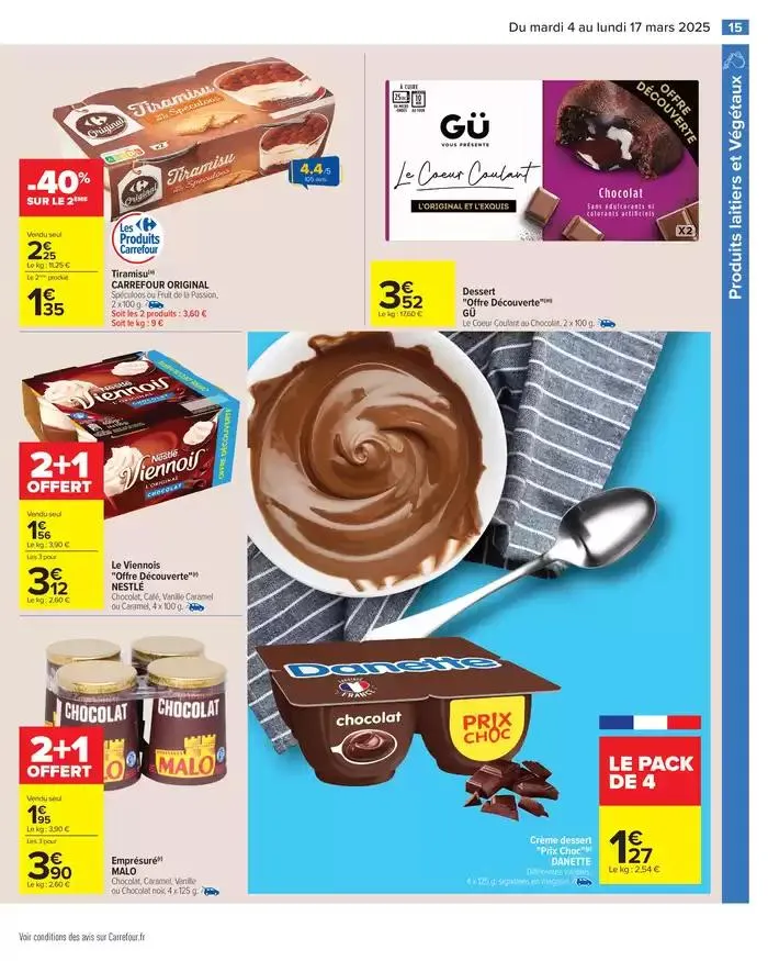 PRODUITS LAITIERS & VÉGÉTAUX du 4 mars au 17 mars 2025 - Catalogue page 17