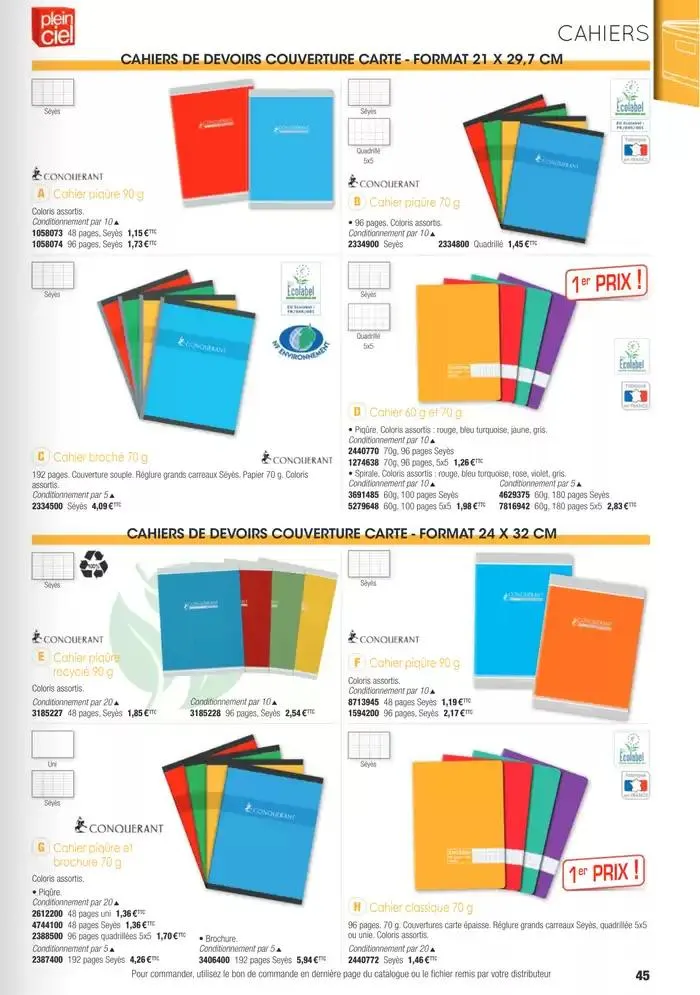 Écoles et loisirs 2025 du 1 janvier au 31 décembre 2025 - Catalogue page 45