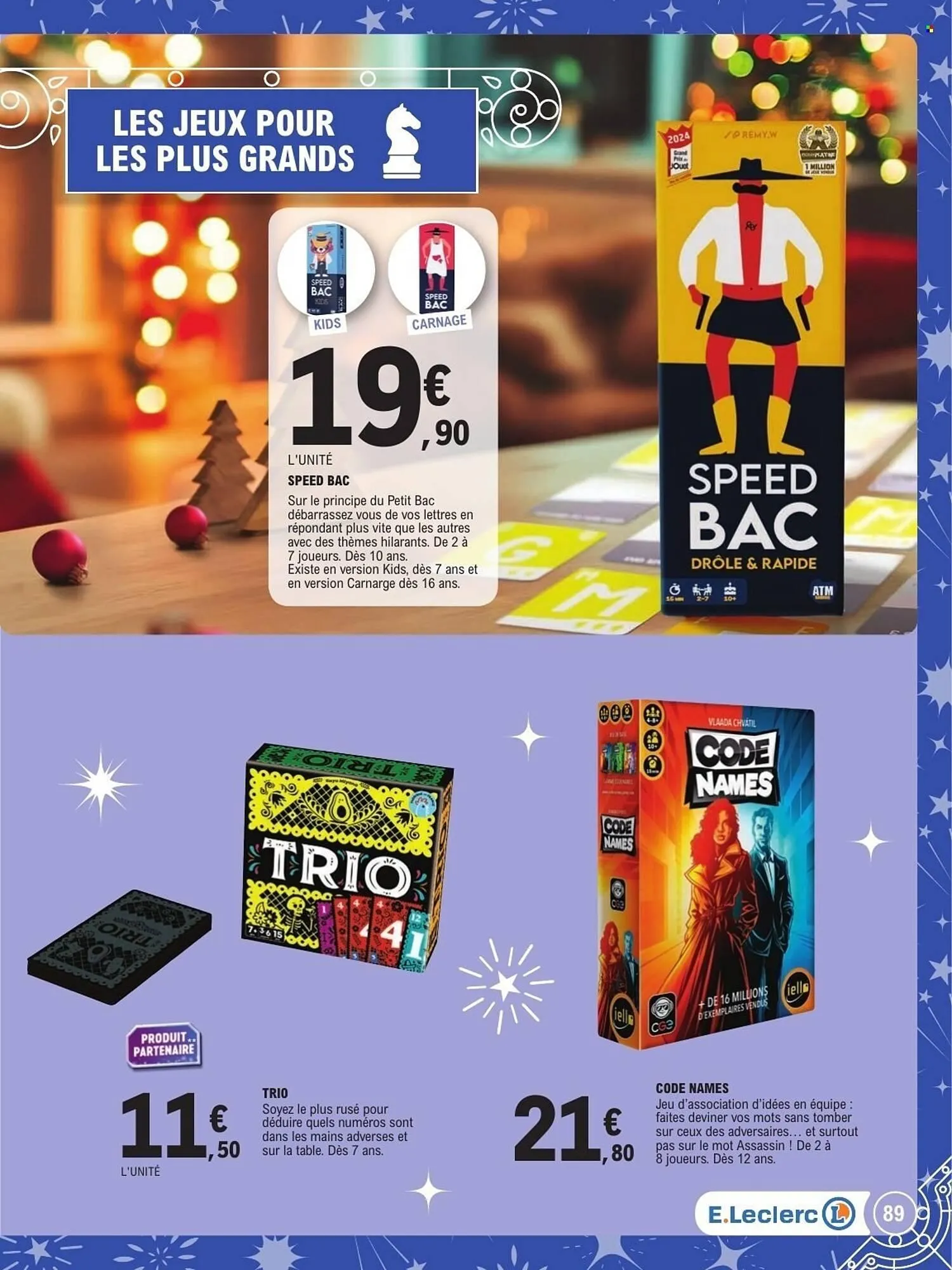 Catalogue E.Leclerc du 21 octobre au 6 décembre 2025 - Catalogue page 89