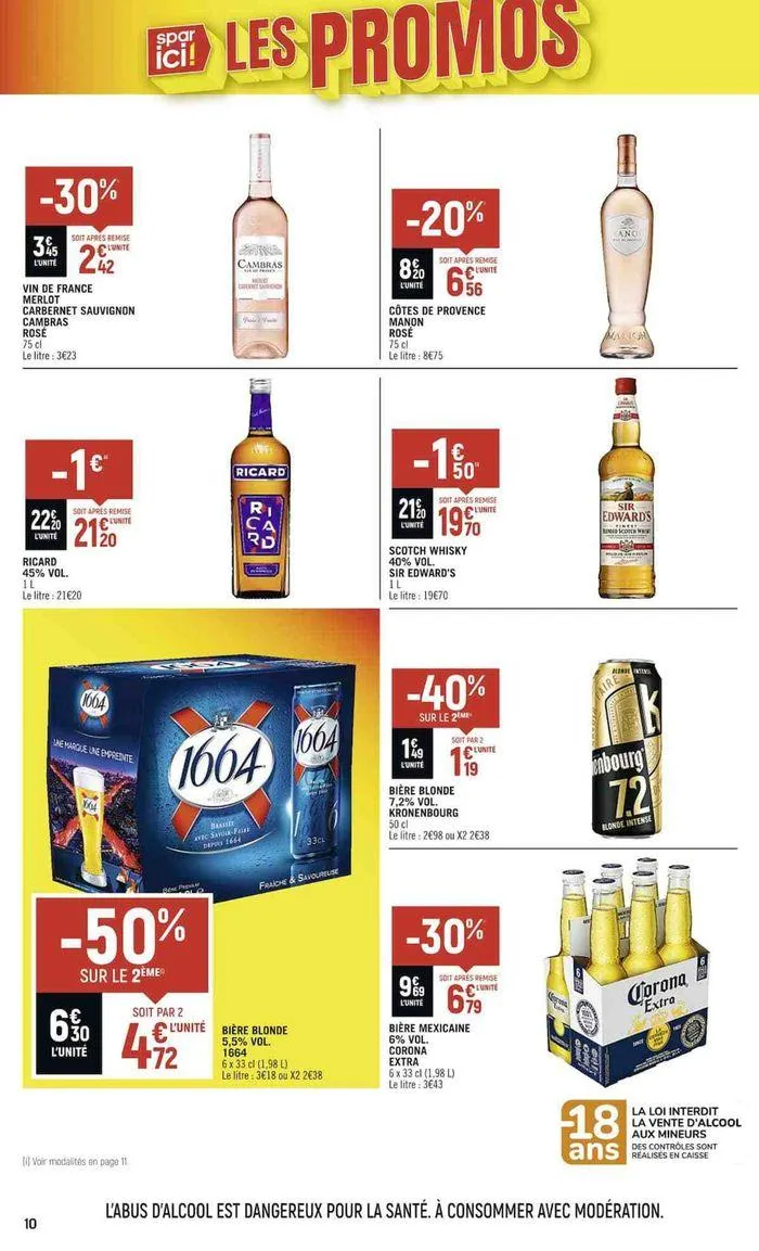 SPAR ici, le top des promos ! du 21 août au 1 septembre 2024 - Catalogue page 12