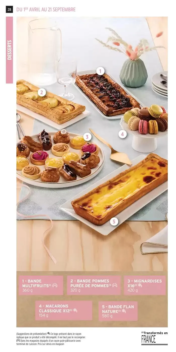 CATALOGUE TRAITEUR PRINTEMPS ETE du 1 avril au 21 septembre 2025 - Catalogue page 28