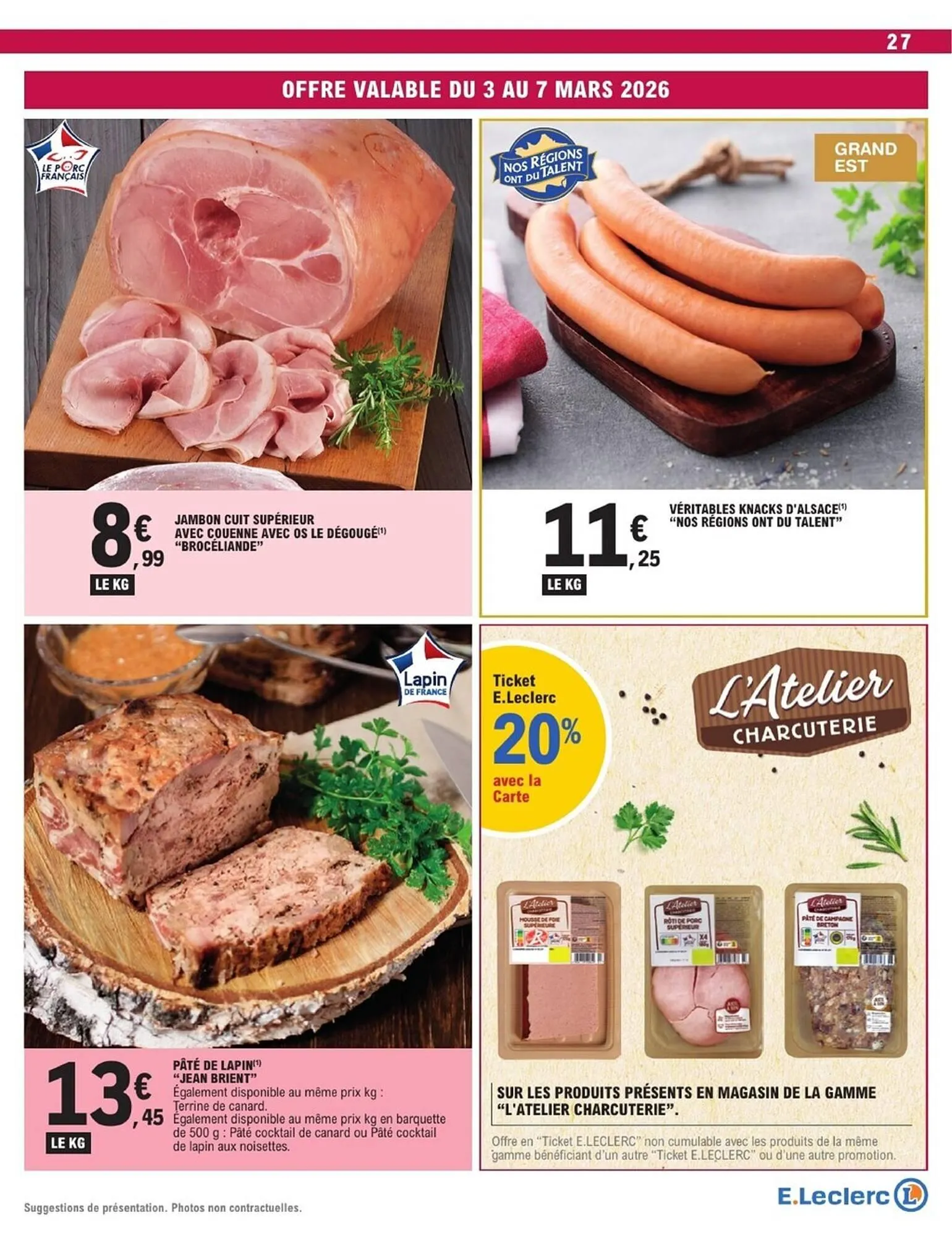 Catalogue E.Leclerc du 3 mars au 14 mars 2026 - Catalogue page 27