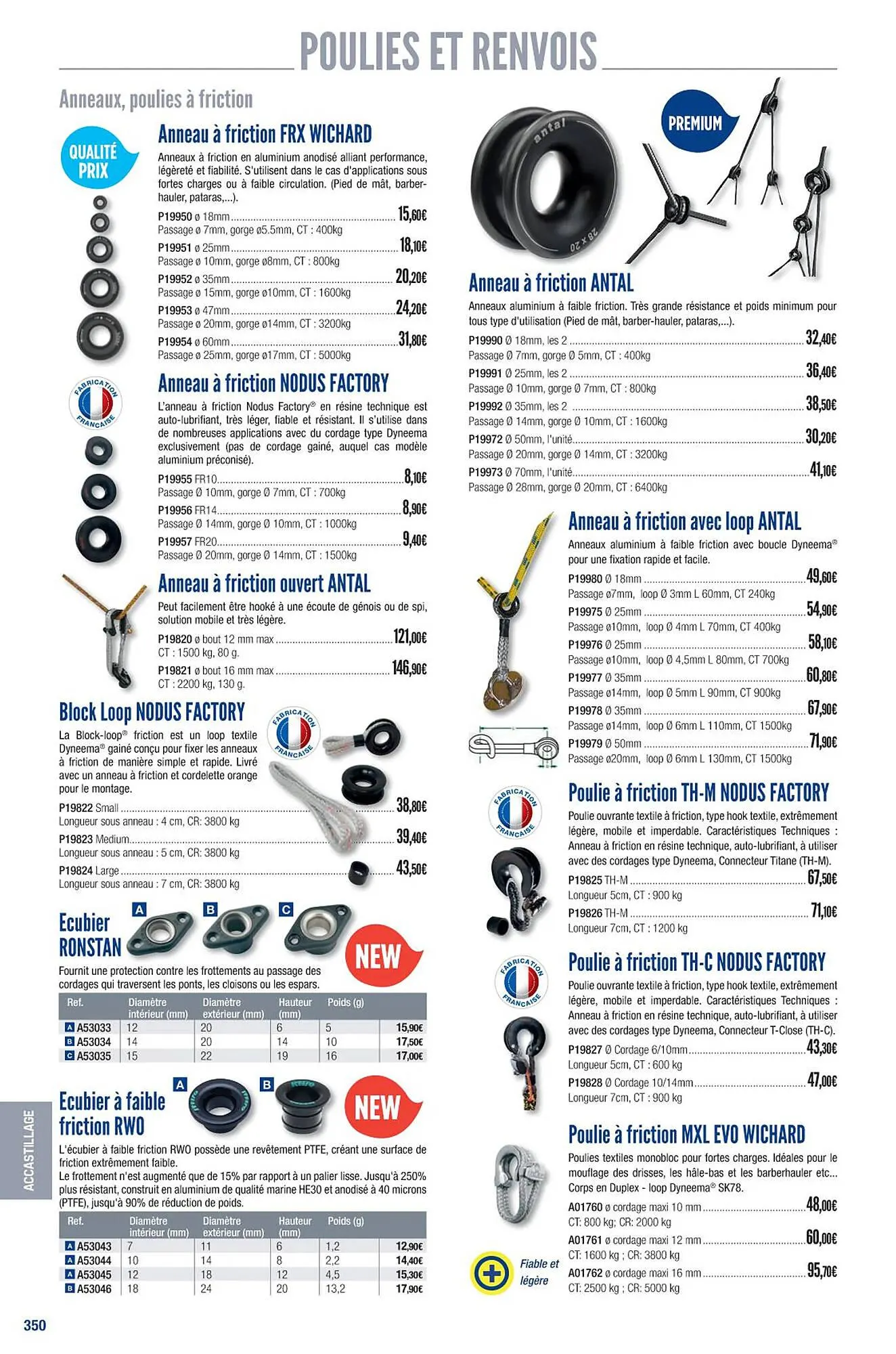 Catalogue Accastillage Diffusion du 1 mars au 31 décembre 2023 - Catalogue page 352
