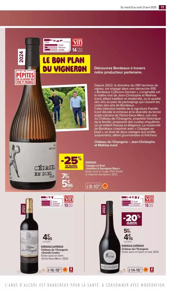FOIRE AUX VINS DE PRINTEMPS du 8 avril au 21 avril 2025 - Catalogue page 13