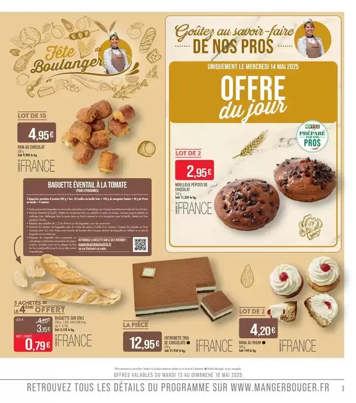 Fête du Boulanger du 12 mai au 25 mai 2025 - Catalogue page 3