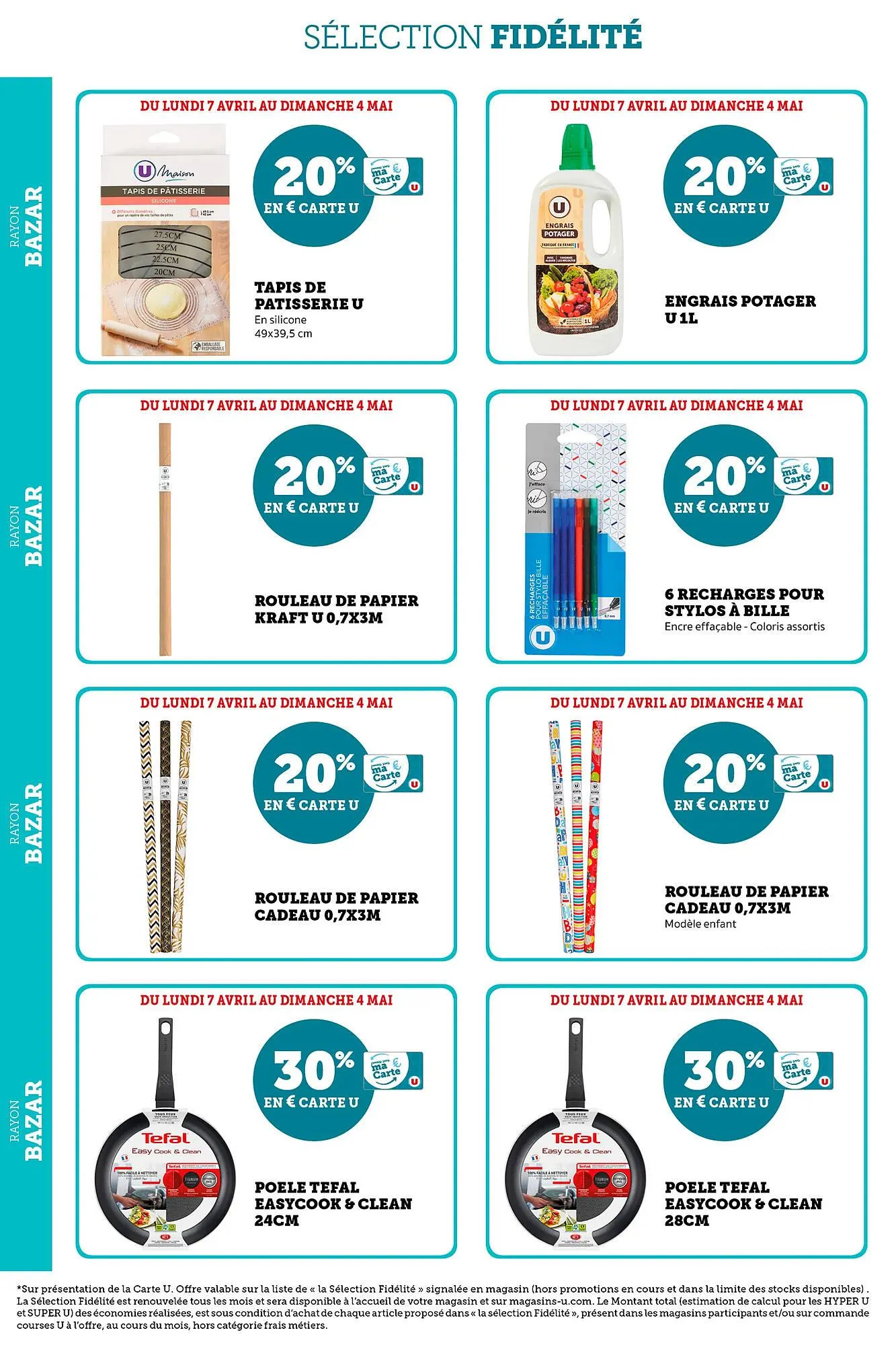 Catalogue Super U du 7 avril au 4 mai 2025 - Catalogue page 32