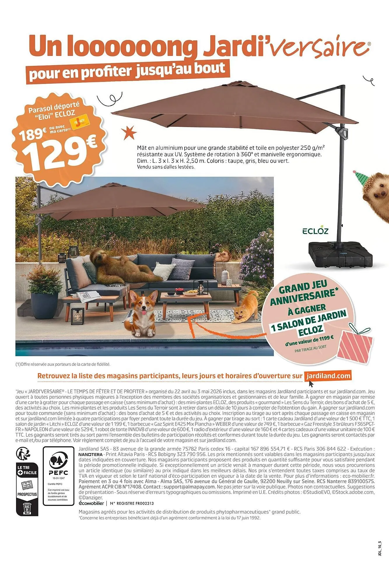 Catalogue Jardiland du 22 avril au 3 mai 2026 - Catalogue page 16