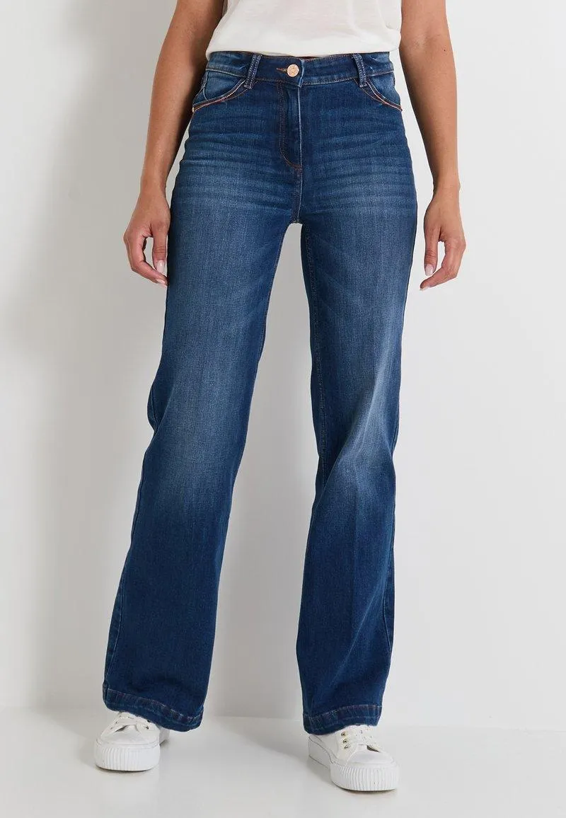 WOODSTOCK - Jean flare - dark stone