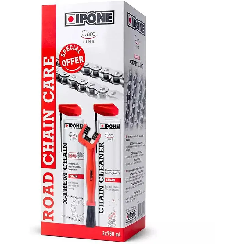 IPONE Pack entretien ROAD CHAIN CARE