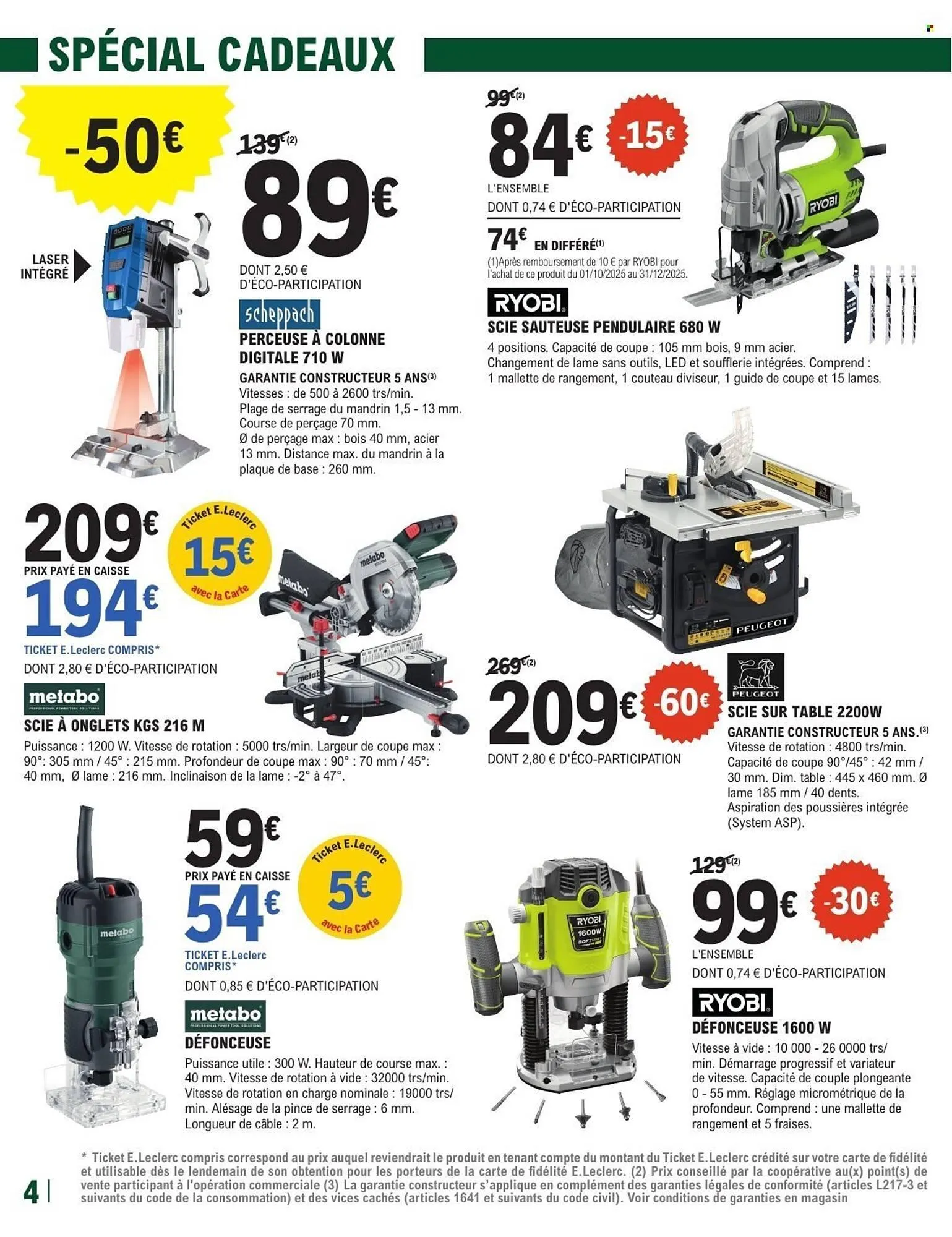Catalogue E.Leclerc Brico du 25 novembre au 13 décembre 2025 - Catalogue page 4
