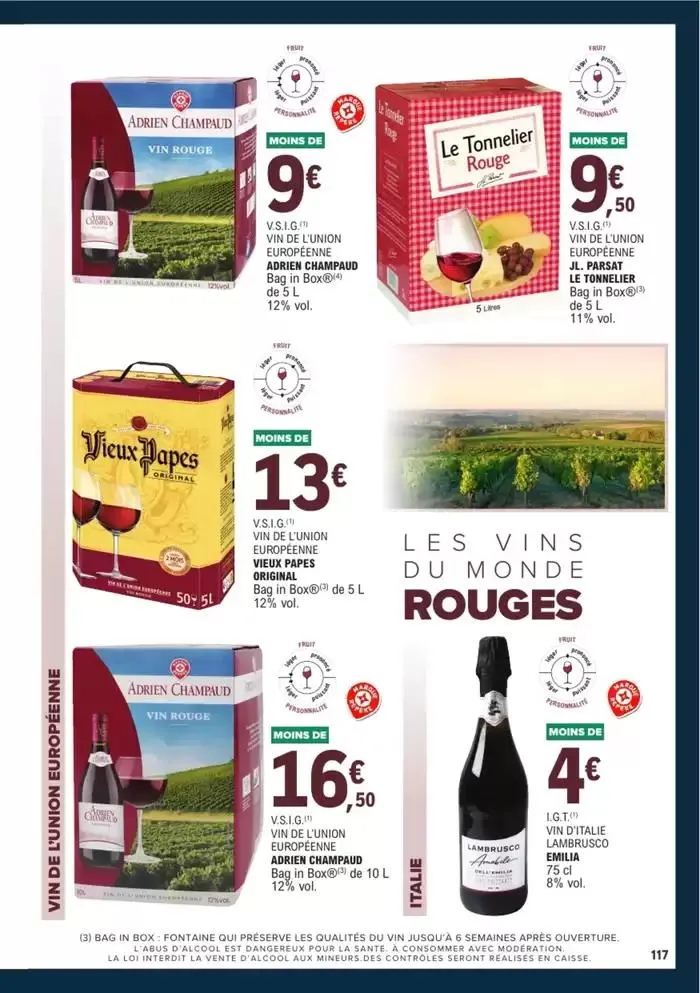 GUIDES DES VINS 2024/2025 du 1 avril au 31 décembre 2025 - Catalogue page 19