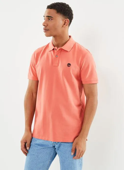 MLRV Pique Short Sleeve Polo BURNT - Marron