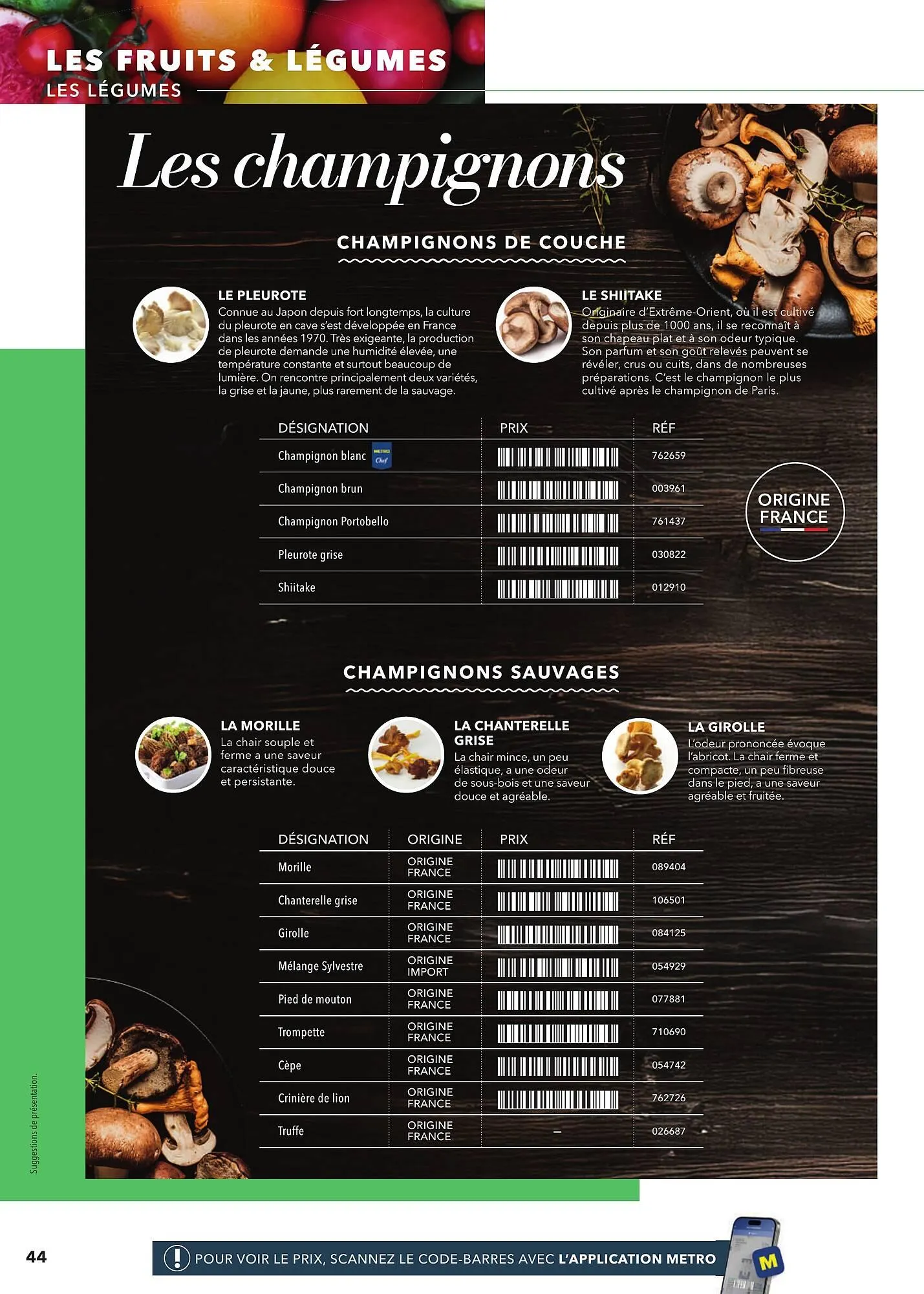 Catalogue METRO du 2 mars au 31 décembre 2025 - Catalogue page 44