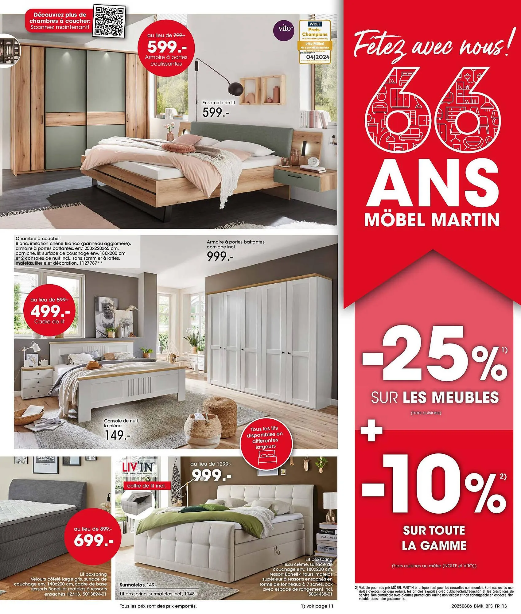 Catalogue Möbel Martin du 5 août au 19 août 2025 - Catalogue page 13