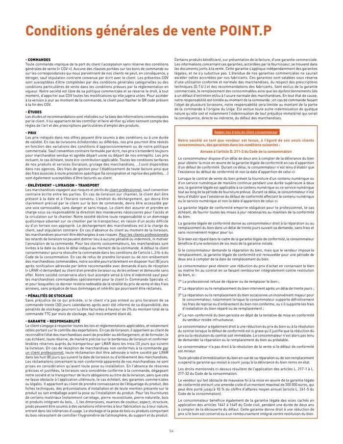 Guide Terrasse 2025 du 1 janvier au 31 décembre 2025 - Catalogue page 56