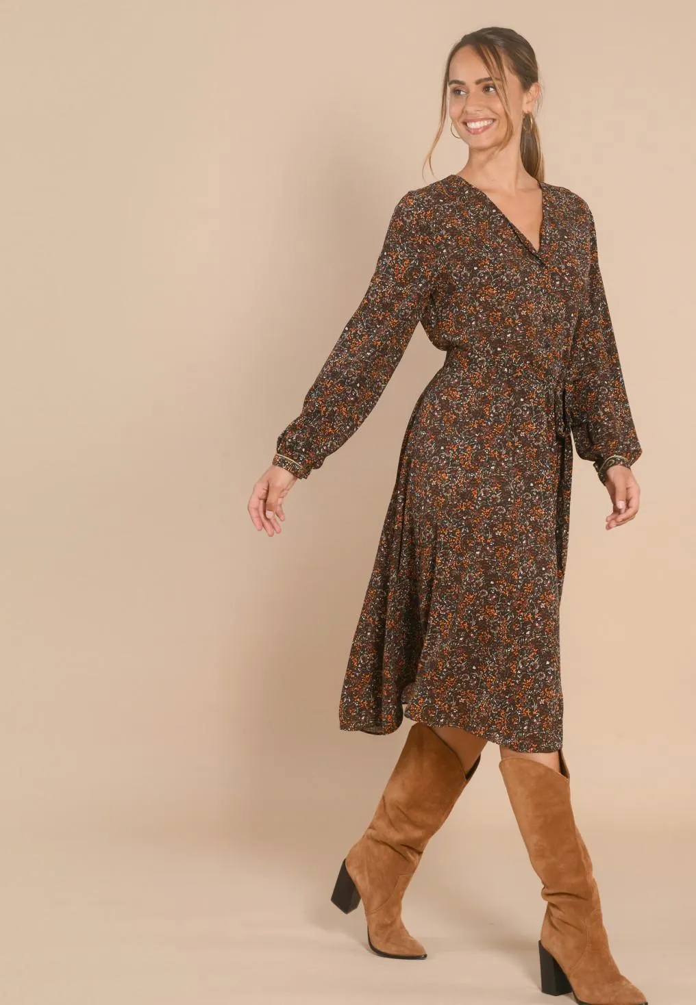 ALICE - ROBE - CHOCO