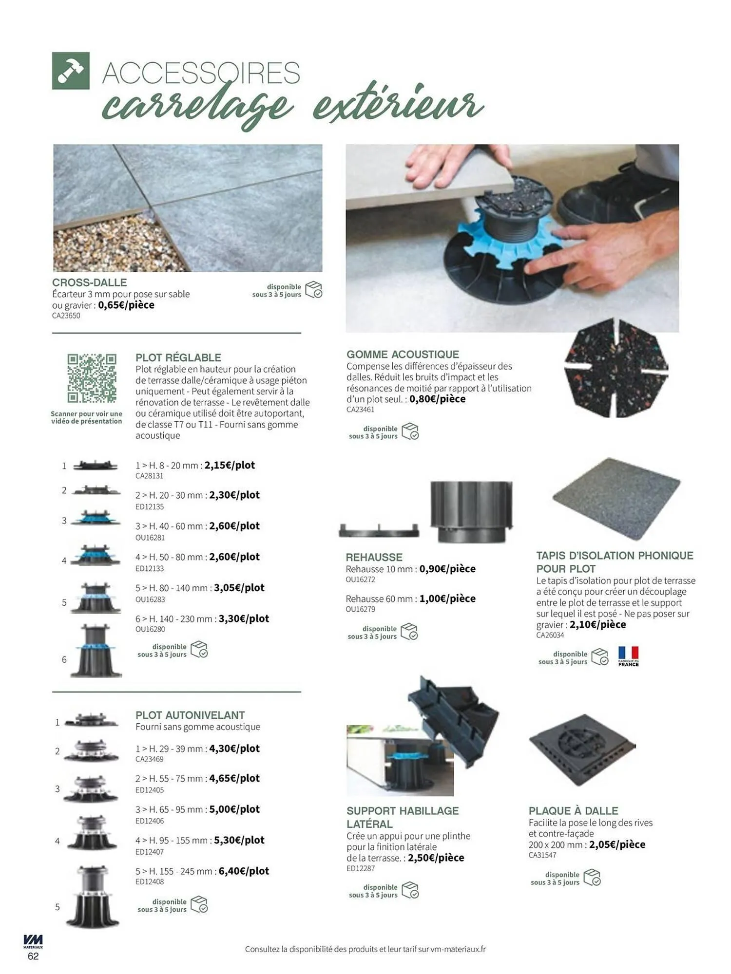 Catalogue VM Matériaux du 11 juin au 30 juin 2026 - Catalogue page 62