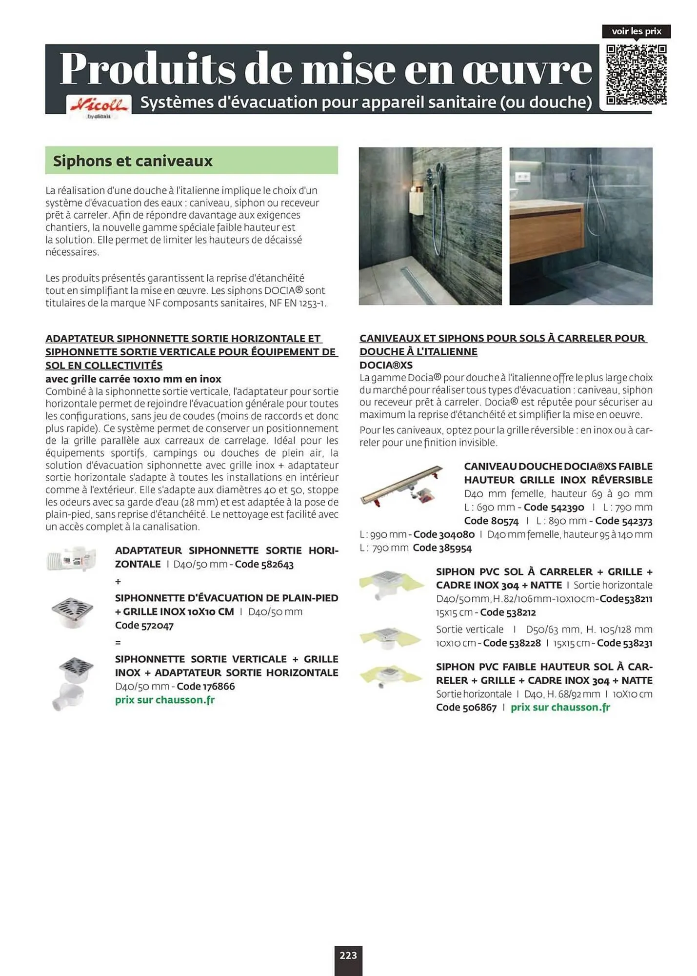 Catalogue Chausson Matériaux du 12 septembre au 31 décembre 2026 - Catalogue page 225