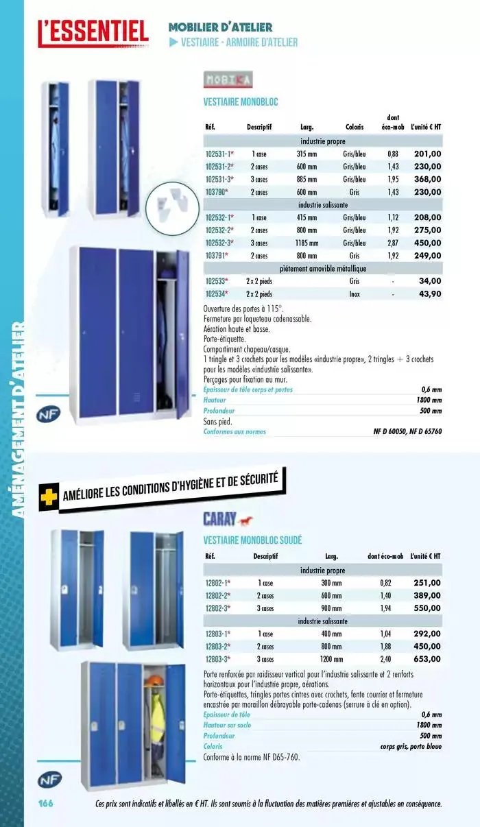 Essentiel Industrie 2025 du 3 janvier au 31 décembre 2025 - Catalogue page 168
