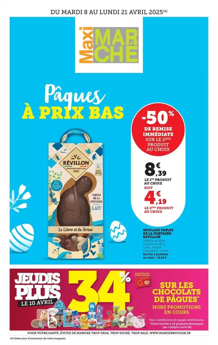Pâques À PRIX BAS du 7 avril au 21 avril 2025 - Catalogue page 1