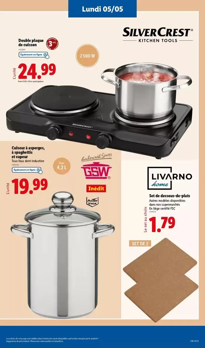 Découvrez des équipements pour vos sorties en plein air et pour embêllir votre jardin ! du 5 mai au 8 mai 2025 - Catalogue page 7