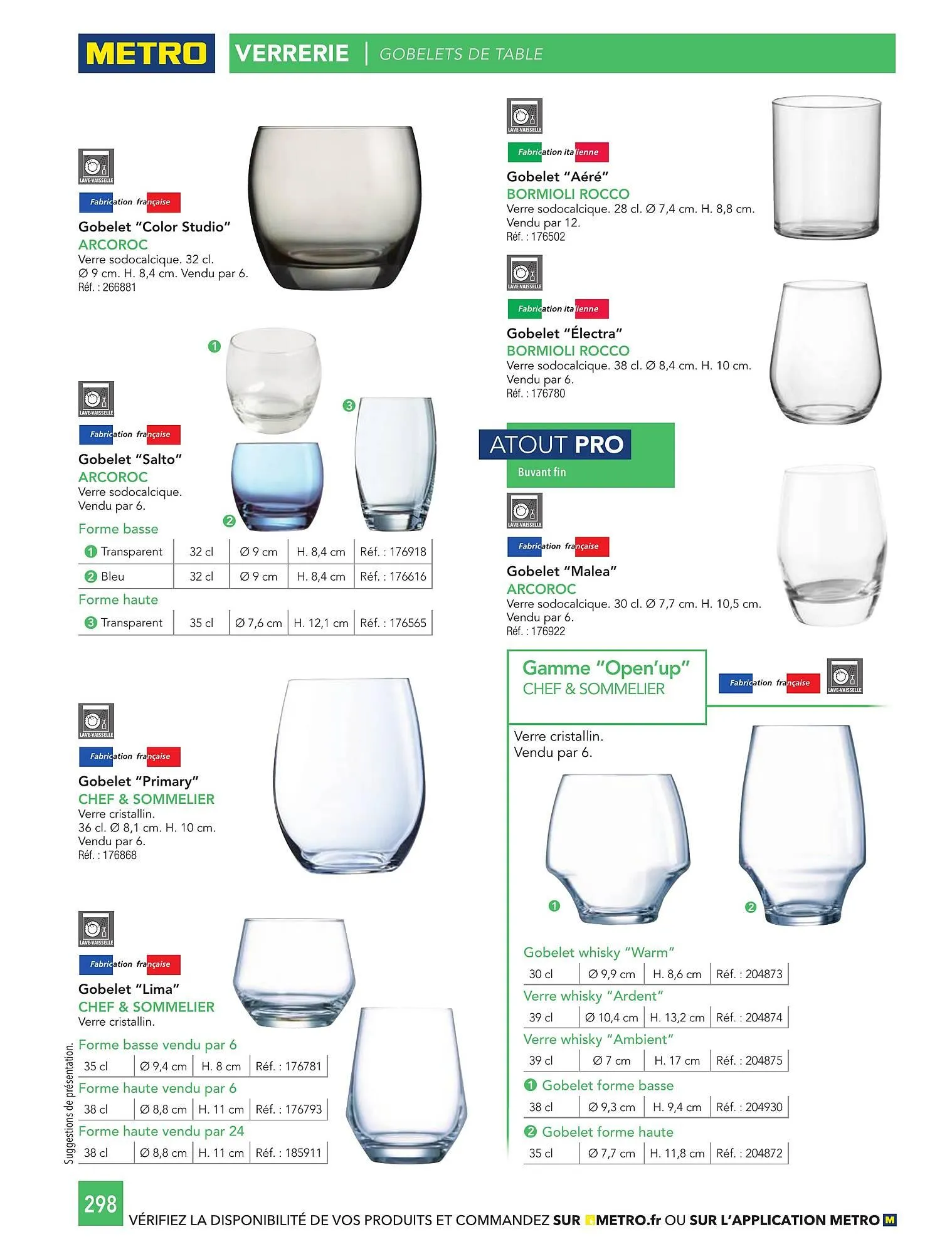 Catalogue METRO du 1 janvier au 31 décembre 2026 - Catalogue page 298