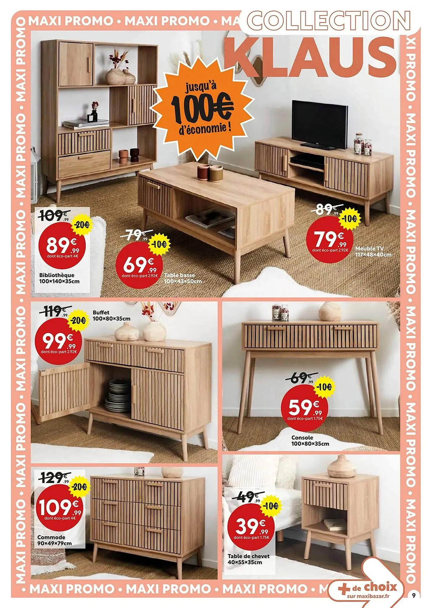 Catalogue Maxi Bazar du 11 mars au 29 mars 2026 - Catalogue page 9
