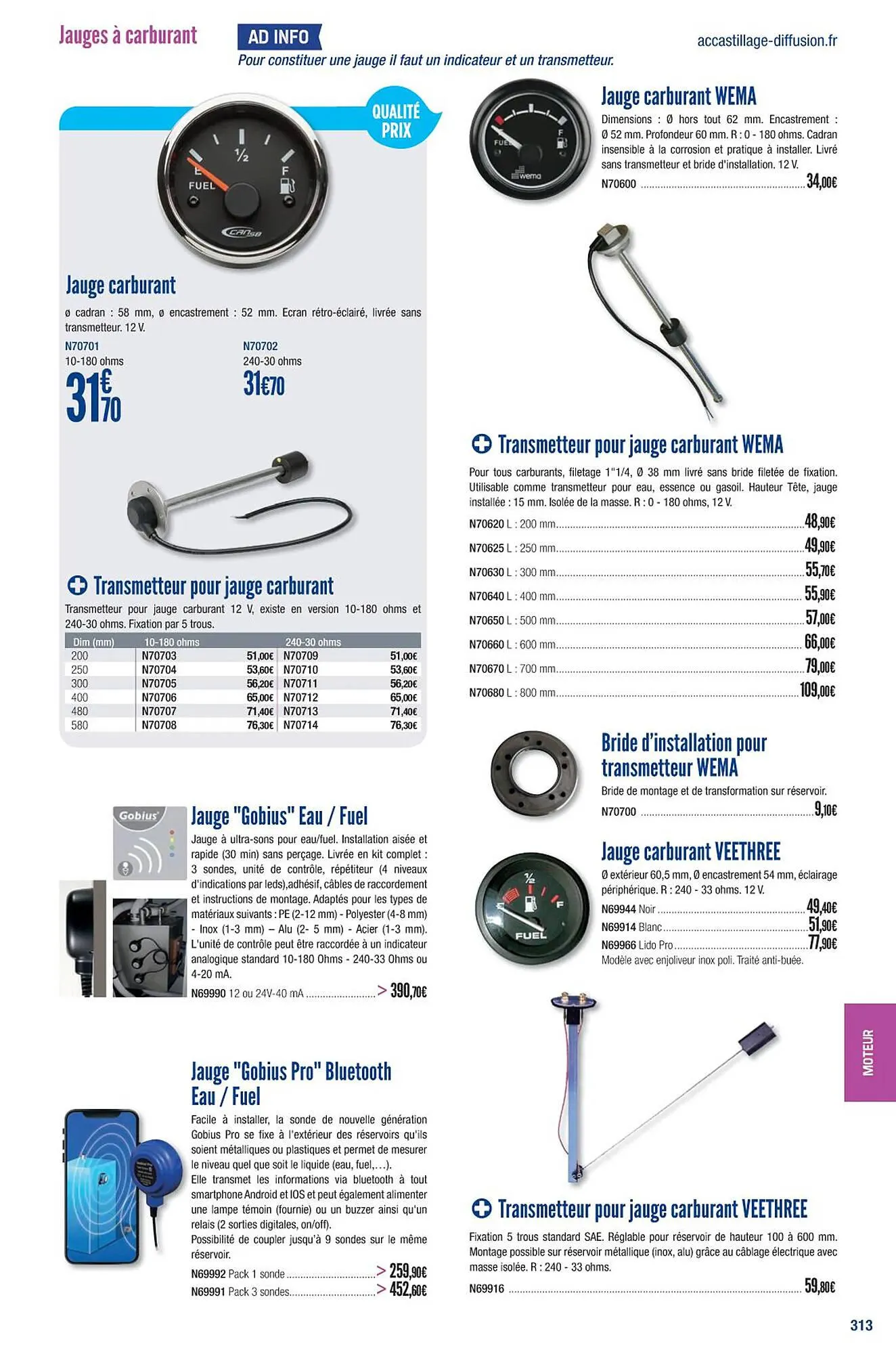 Catalogue Accastillage Diffusion du 1 mars au 31 décembre 2023 - Catalogue page 315