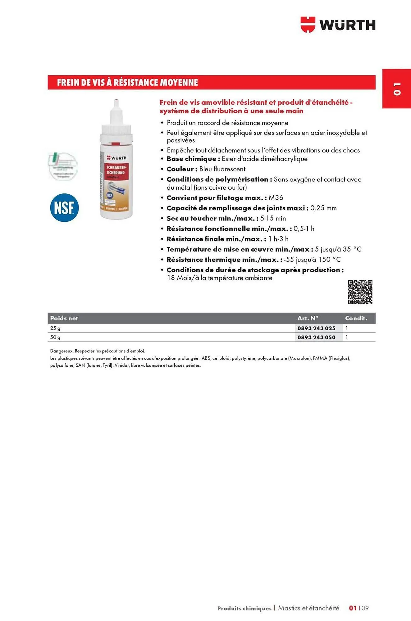 Catalogue Würth du 12 mai au 31 décembre 2025 - Catalogue page 47