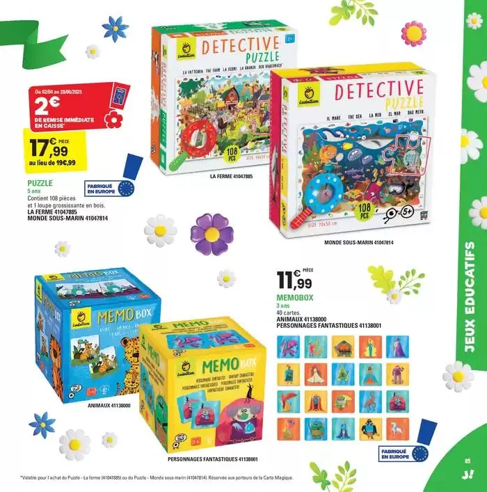 PRINTEMPS 2025 du 2 avril au 28 juin 2025 - Catalogue page 85