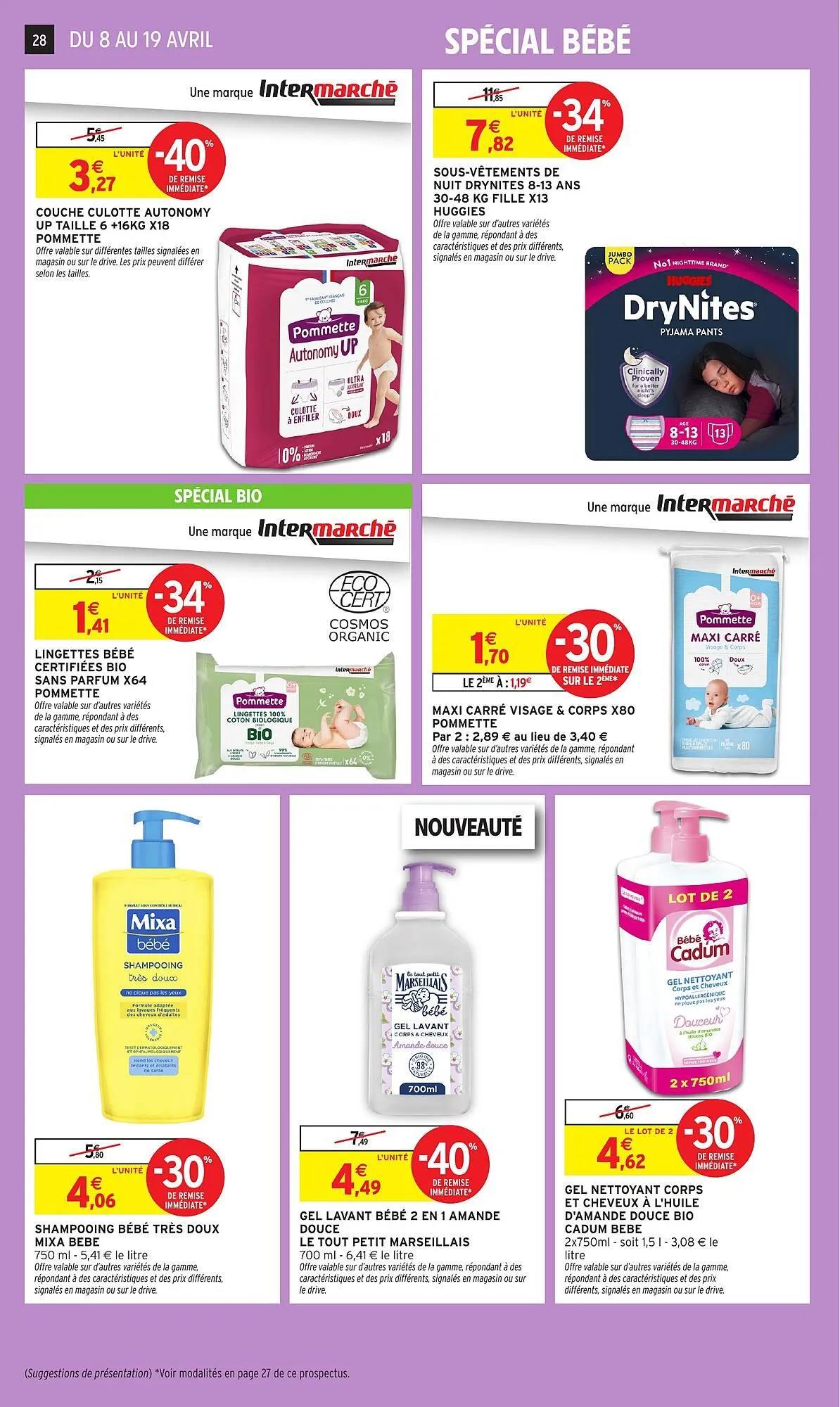 Catalogue Intermarché du 8 avril au 19 avril 2026 - Catalogue page 28
