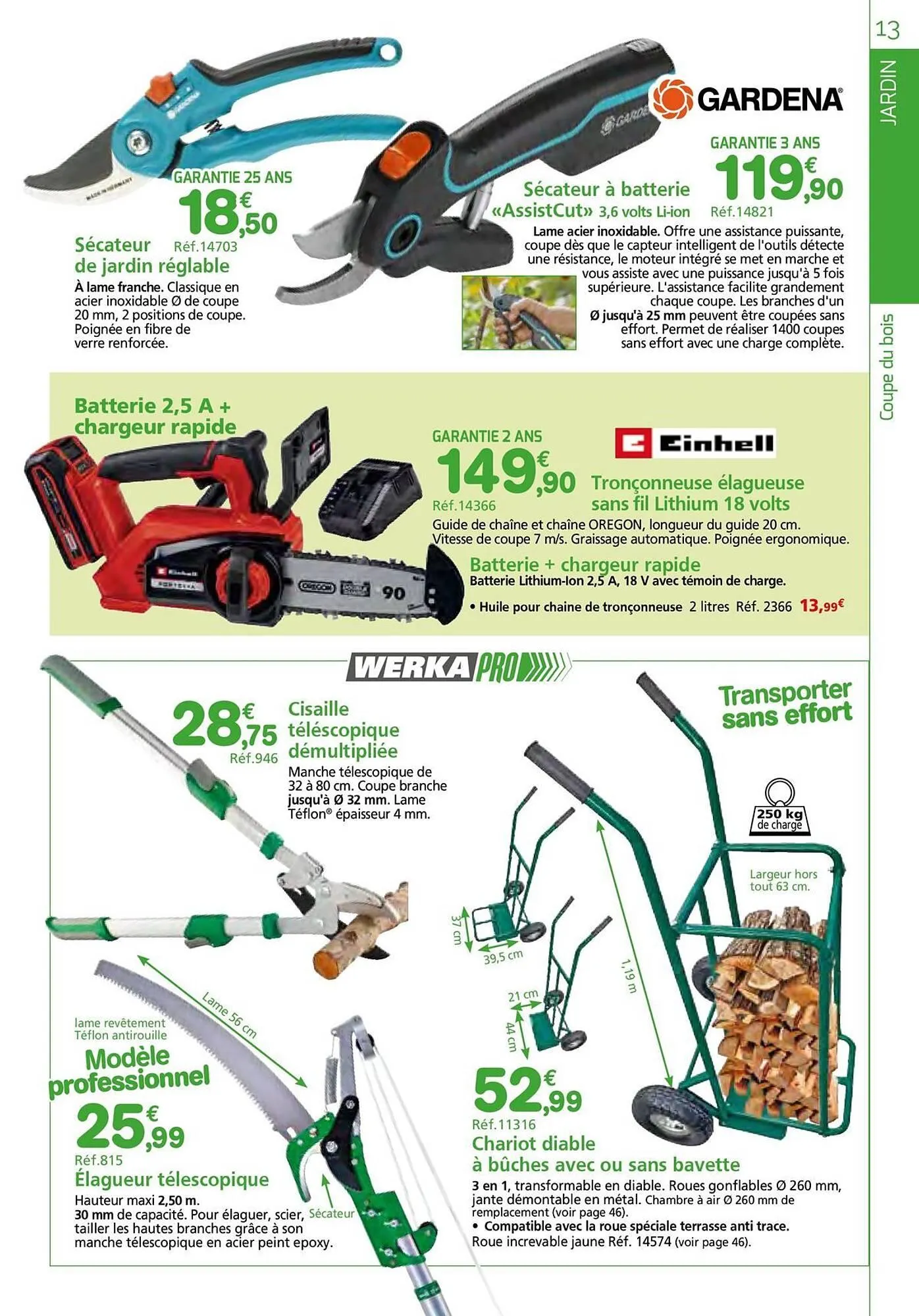 Catalogue Provence Outillage du 9 septembre au 30 novembre 2025 - Catalogue page 13