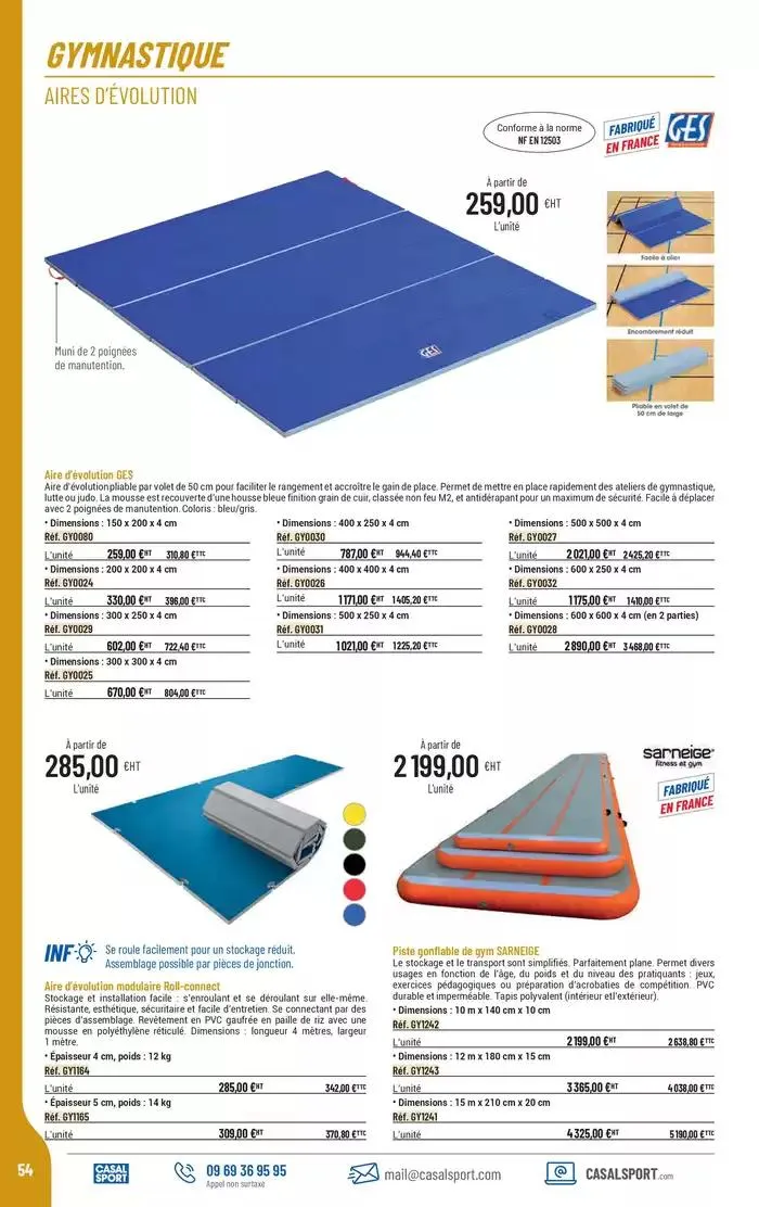 ÉQUIPEMENT SPORTIF du 6 mars au 31 décembre 2025 - Catalogue page 26
