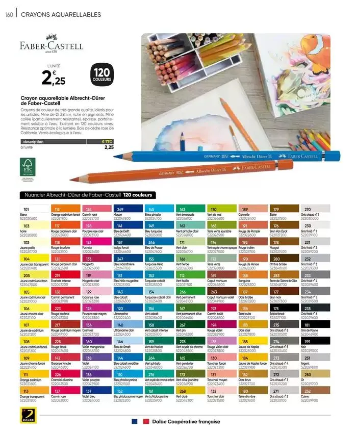 CATALOGUE DALBE 2025 du 27 janvier au 31 décembre 2025 - Catalogue page 162