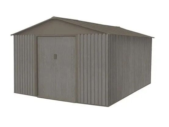 Abri de jardin résine anthracite avec plancher 8m² Brossium Keter