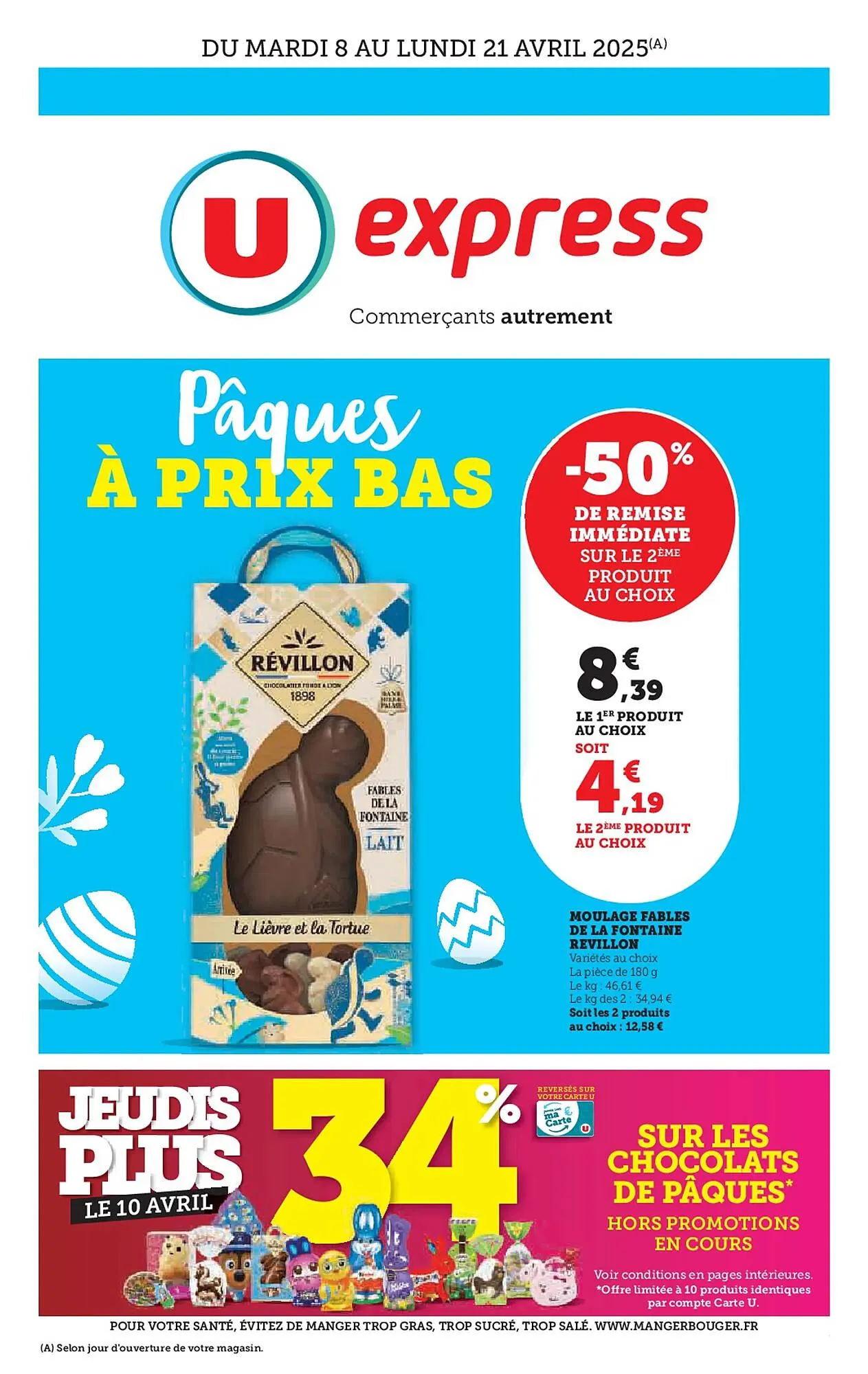 Catalogue U Express du 8 avril au 21 avril 2025 - Catalogue page 1