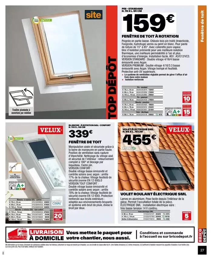 J’améliore mon habitat à prix dépôt du 2 octobre au 9 octobre 2024 - Catalogue page 27