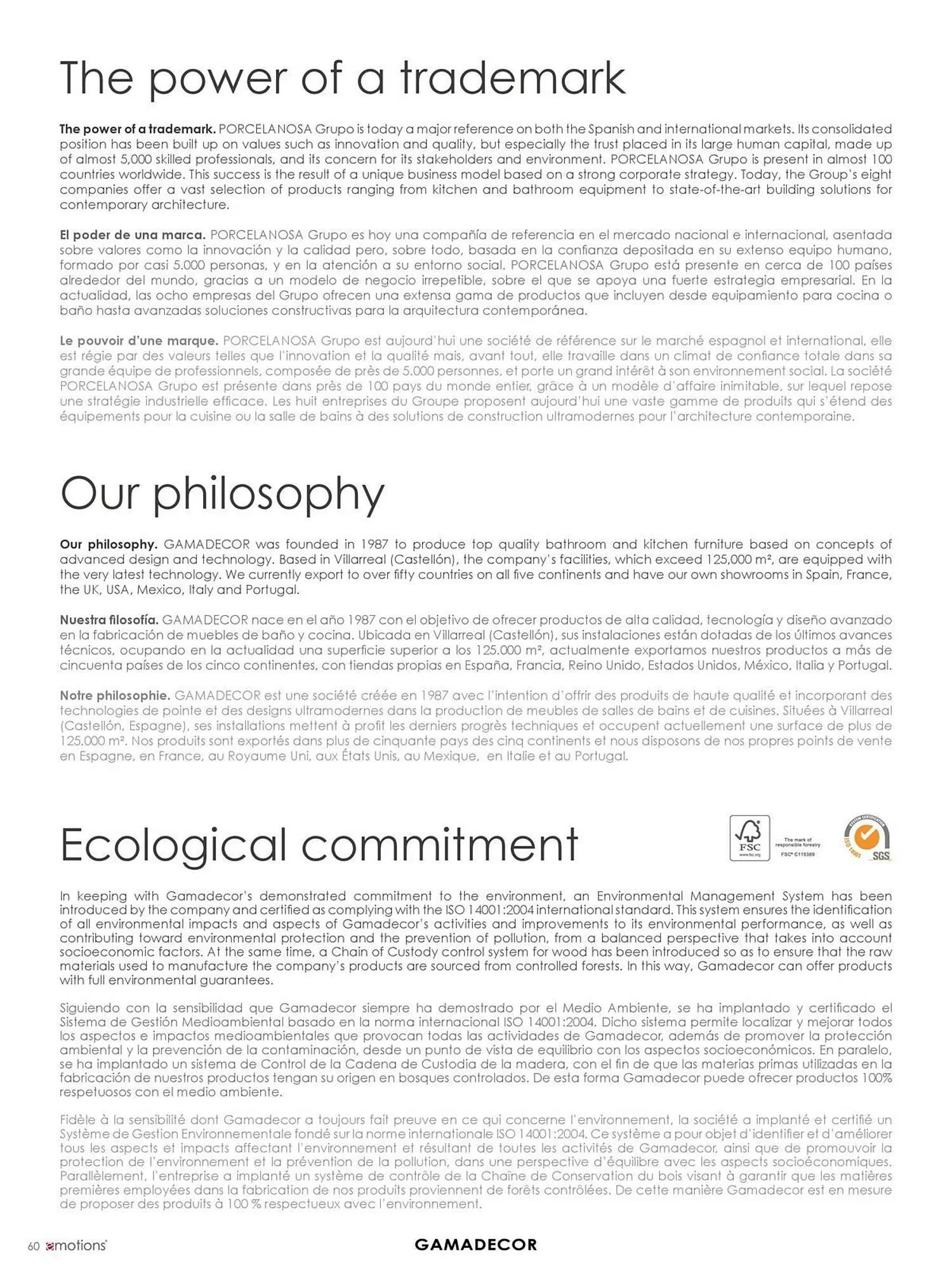 Catalogue Porcelanosa du 26 septembre au 31 décembre 2025 - Catalogue page 60