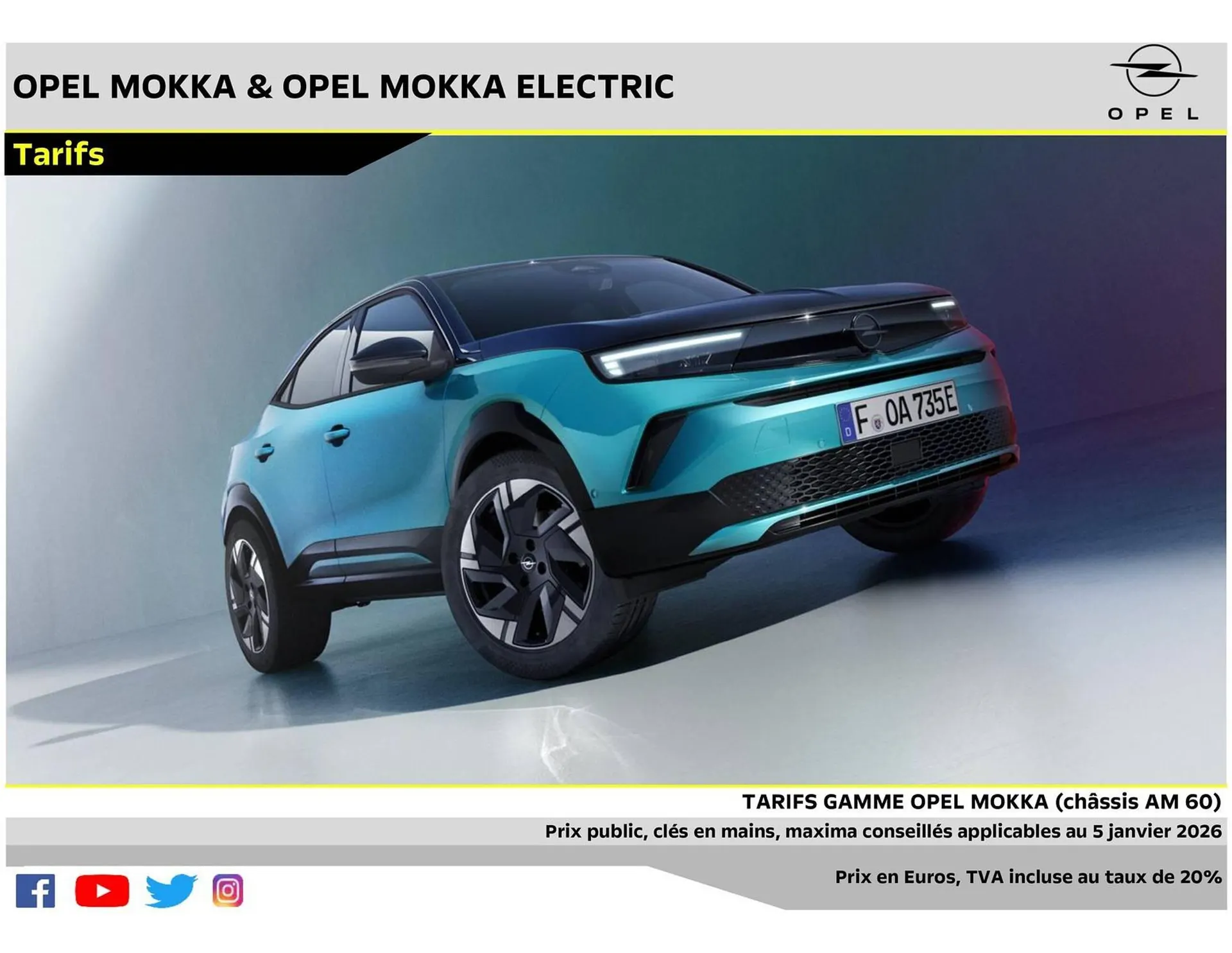 Catalogue Opel du 6 janvier au 6 janvier 2027 - Catalogue page 1