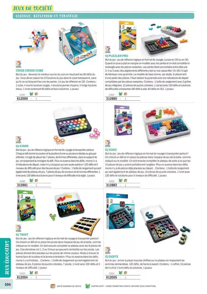 Nos Catalogues Thématiques du 1 janvier au 31 décembre 2025 - Catalogue page 506