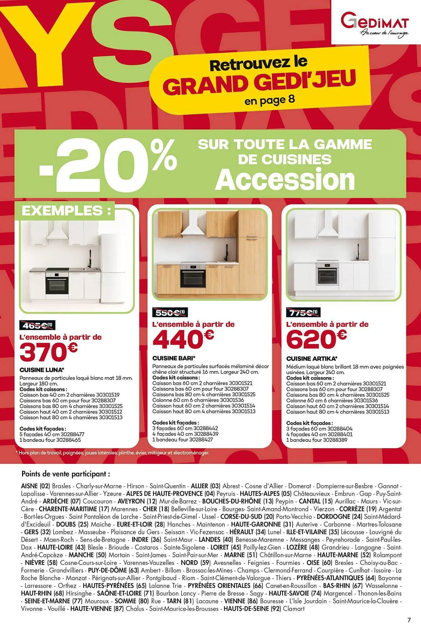 Catalogue Gedimat du 6 mai au 23 mai 2026 - Catalogue page 7