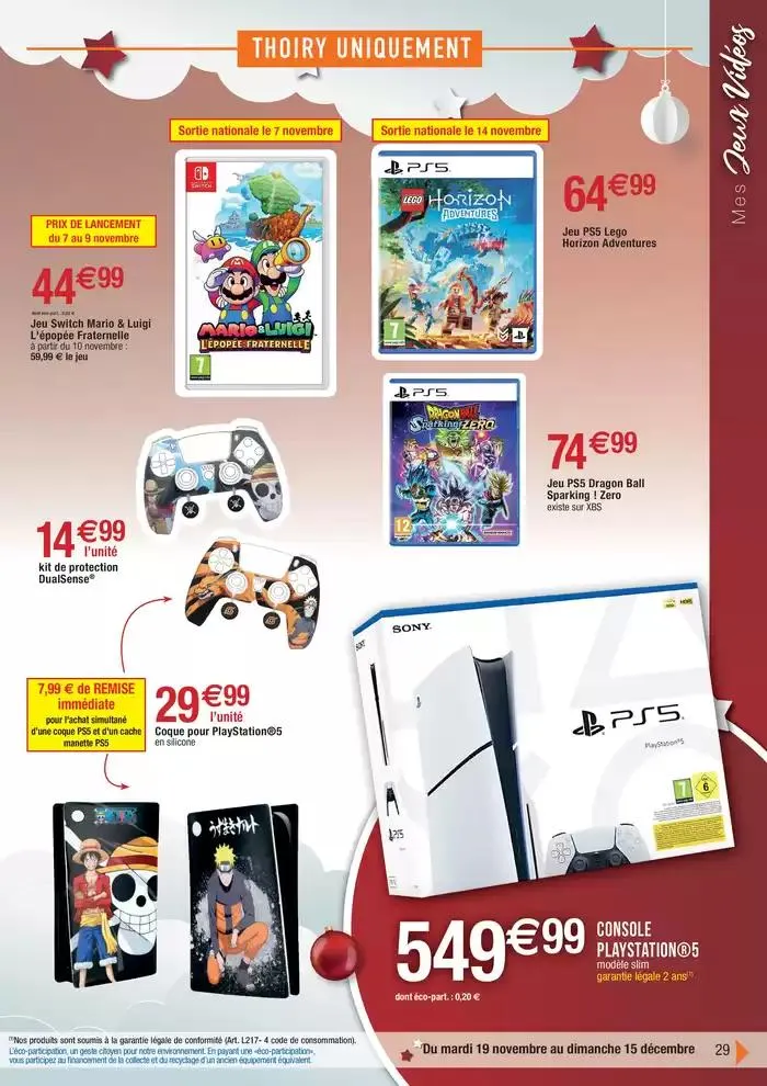 Déco (18j) Kdo Mode festif du 19 novembre au 15 décembre 2024 - Catalogue page 29