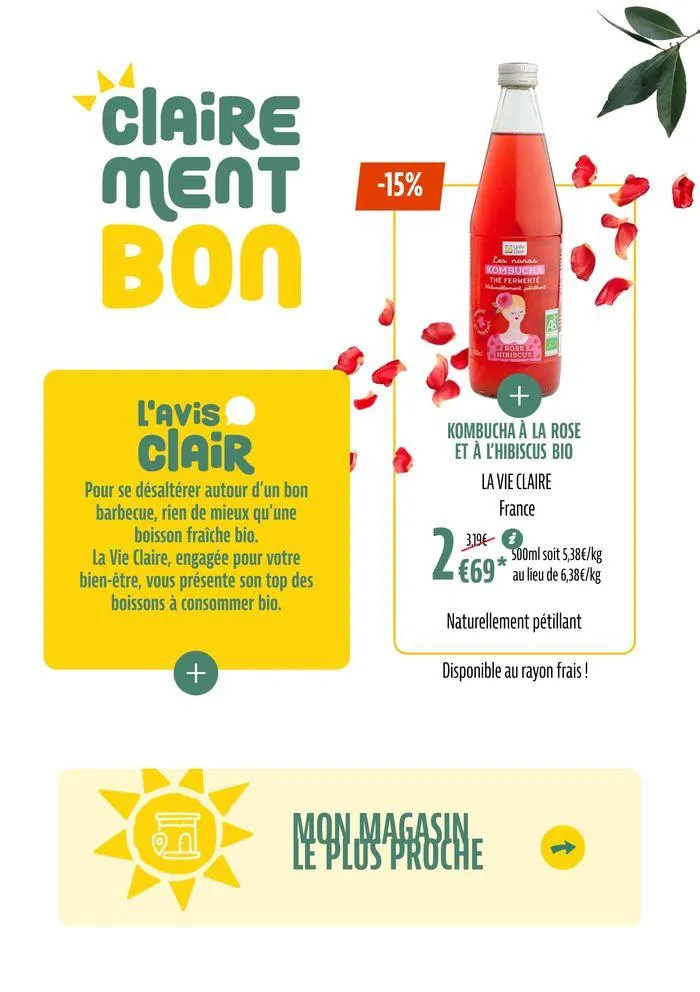 Tutes Nos Promos Bio Pour Un Ete Savoureux du 28 juin au 7 juillet 2024 - Catalogue page 26